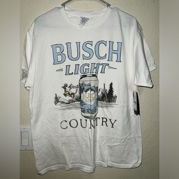 Junk Food Busch Light Country T-Shirt- size Medium-NWT - Picture 4 of 4